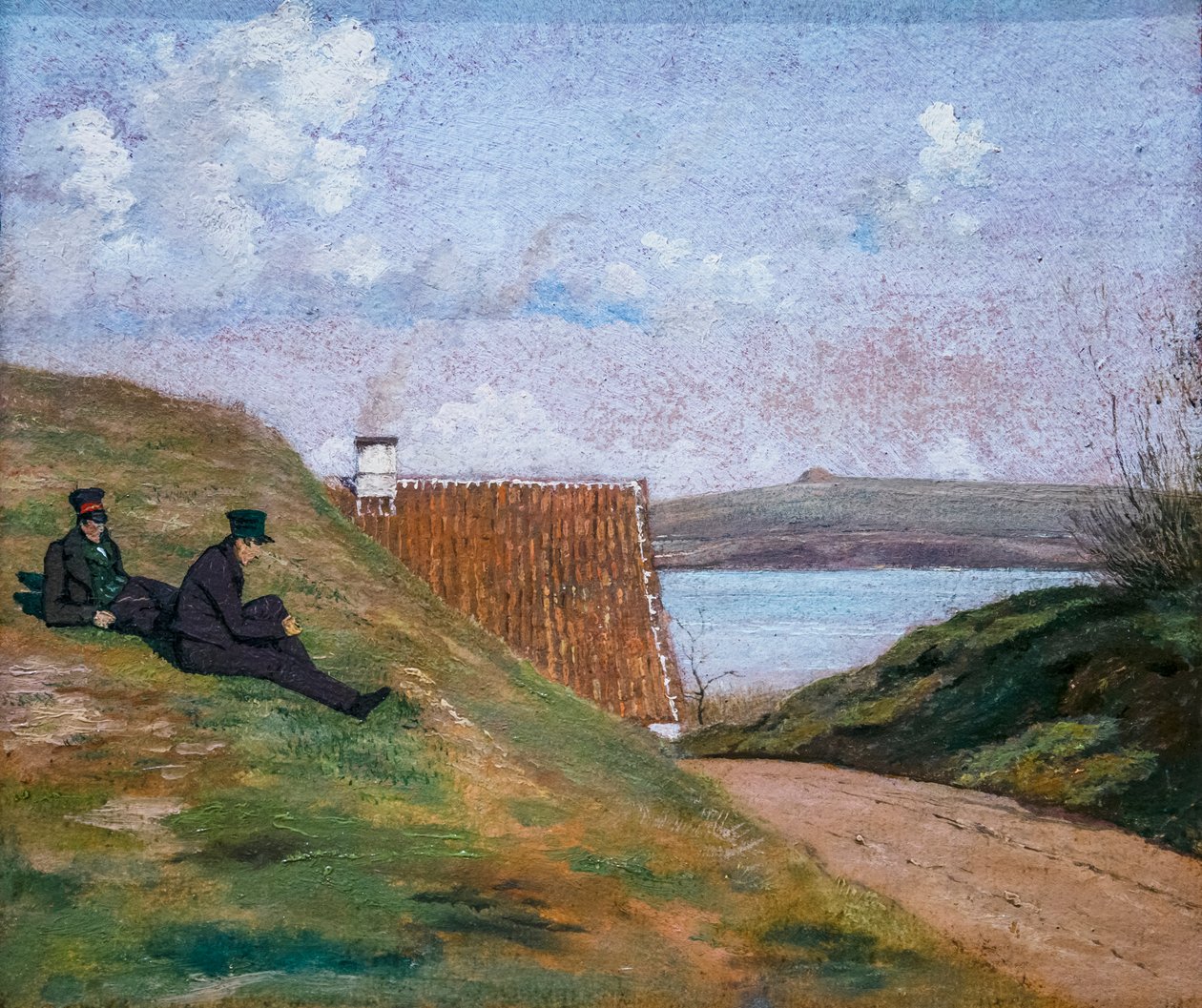 Ein versunkener Weg bei Frederiksværk von Johan Thomas Lundbye