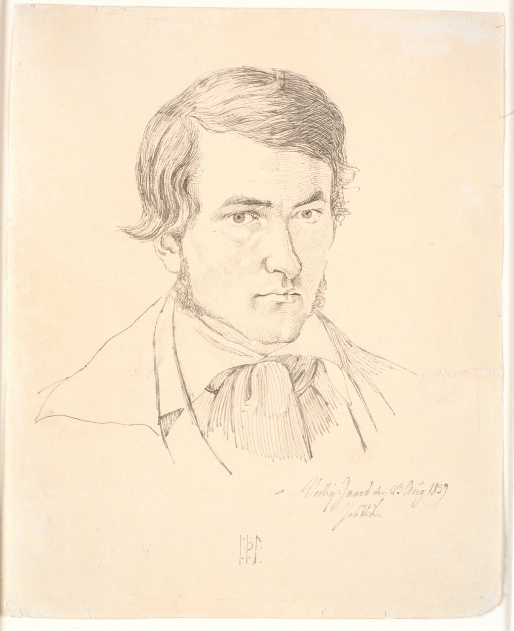 Selbstporträt von Johan Thomas Lundbye