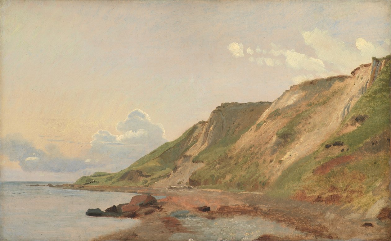 Studie von Klippen an der Südküste von Refsnæs von Johan Thomas Lundbye