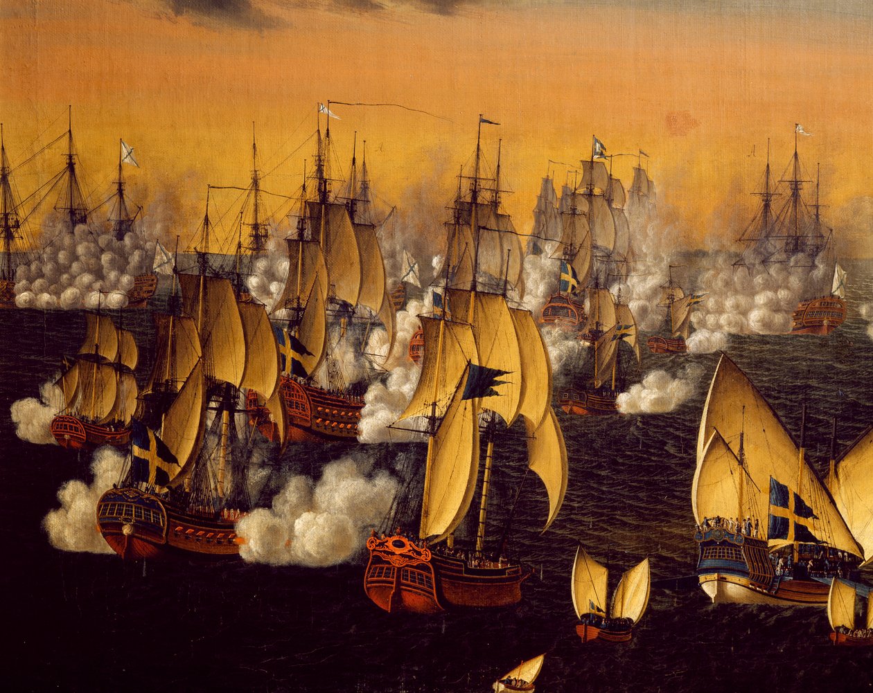 Schlacht von Bjorko, nahe Stockholm, von Johan Tietrich Schoultz von Johan Tietrich Schoultz