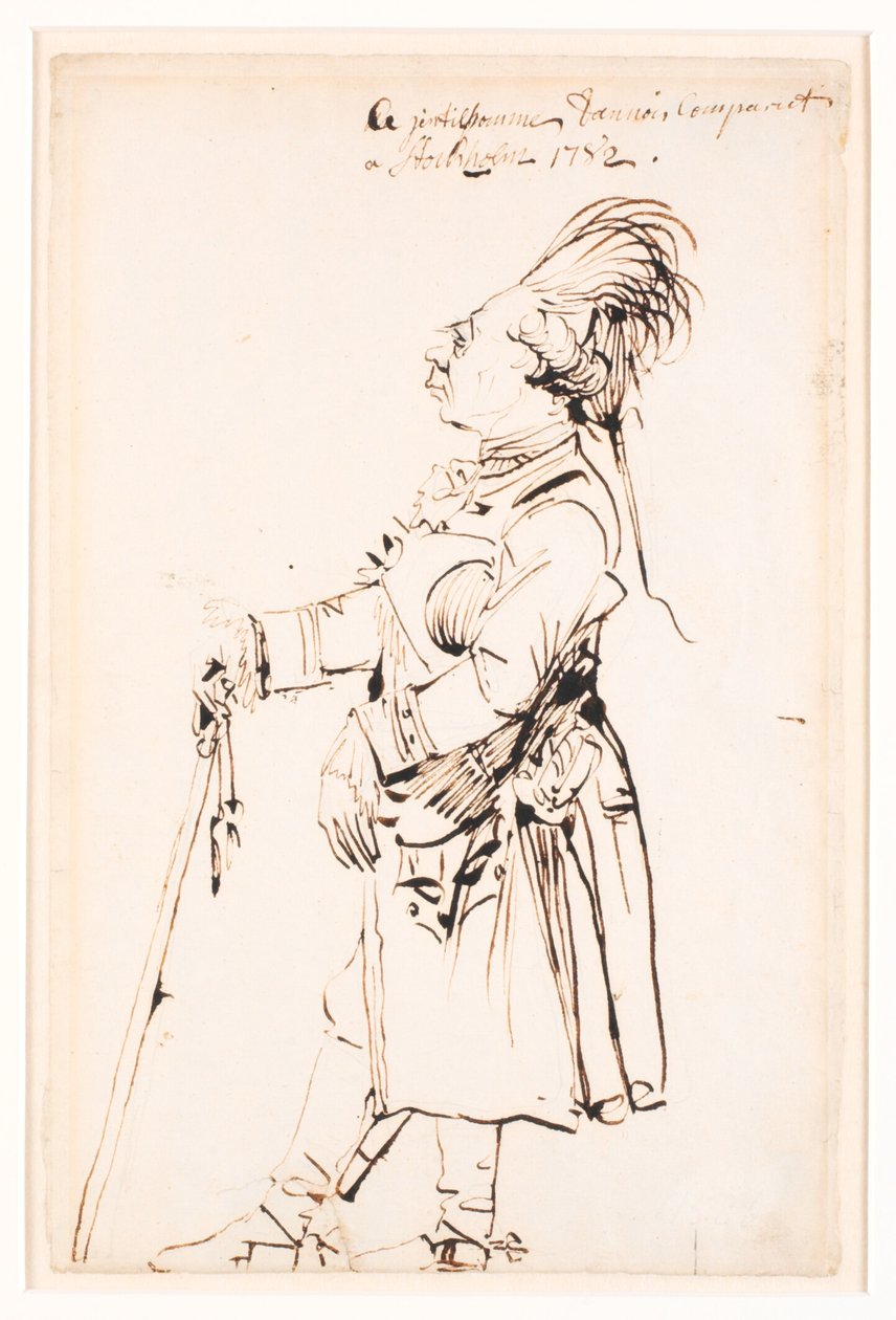 Baron Clemens August von Haxthausen in Stockholm von Johan Tobias Sergel