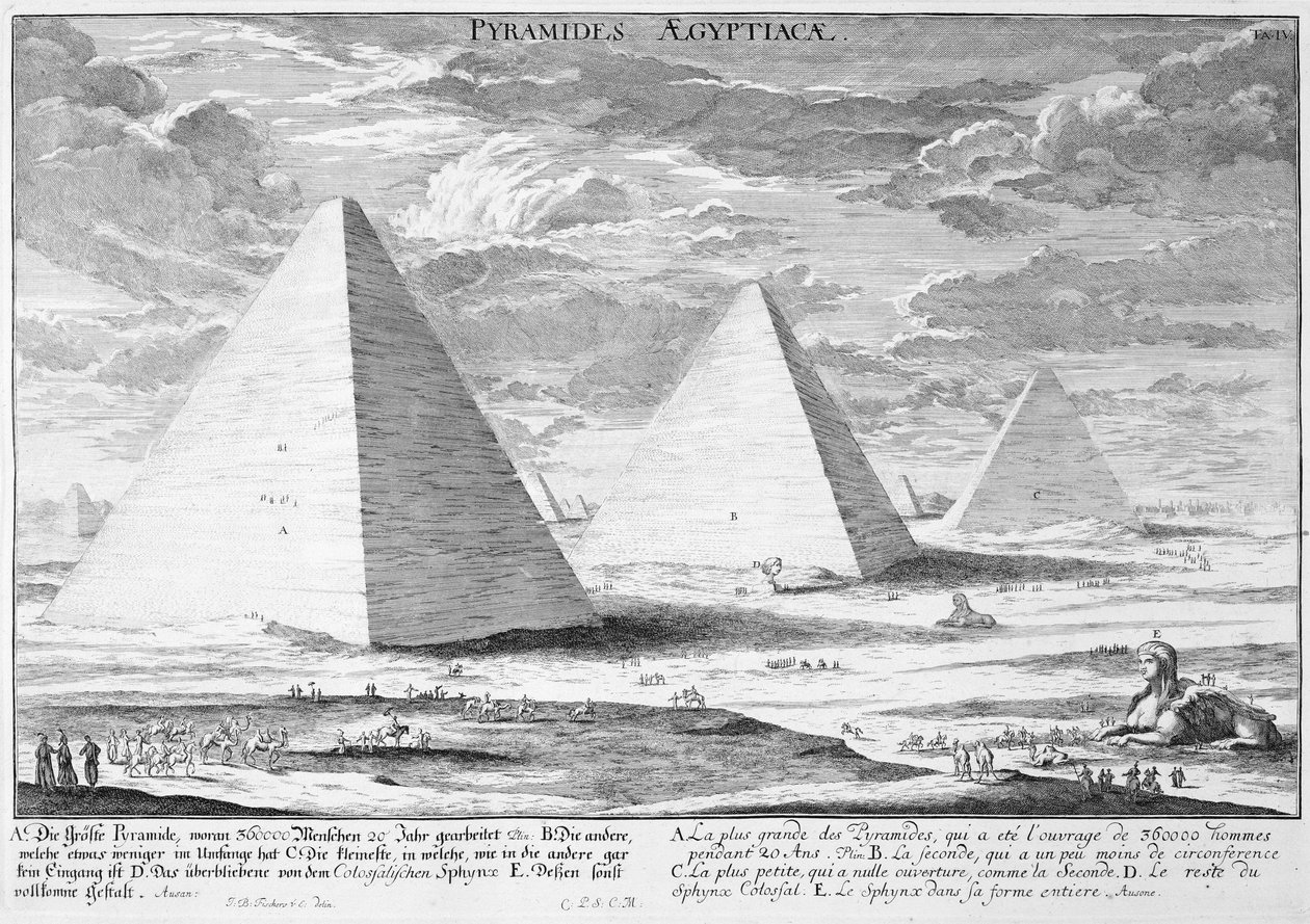 Die Pyramiden von Ägypten, Platte 4 aus 