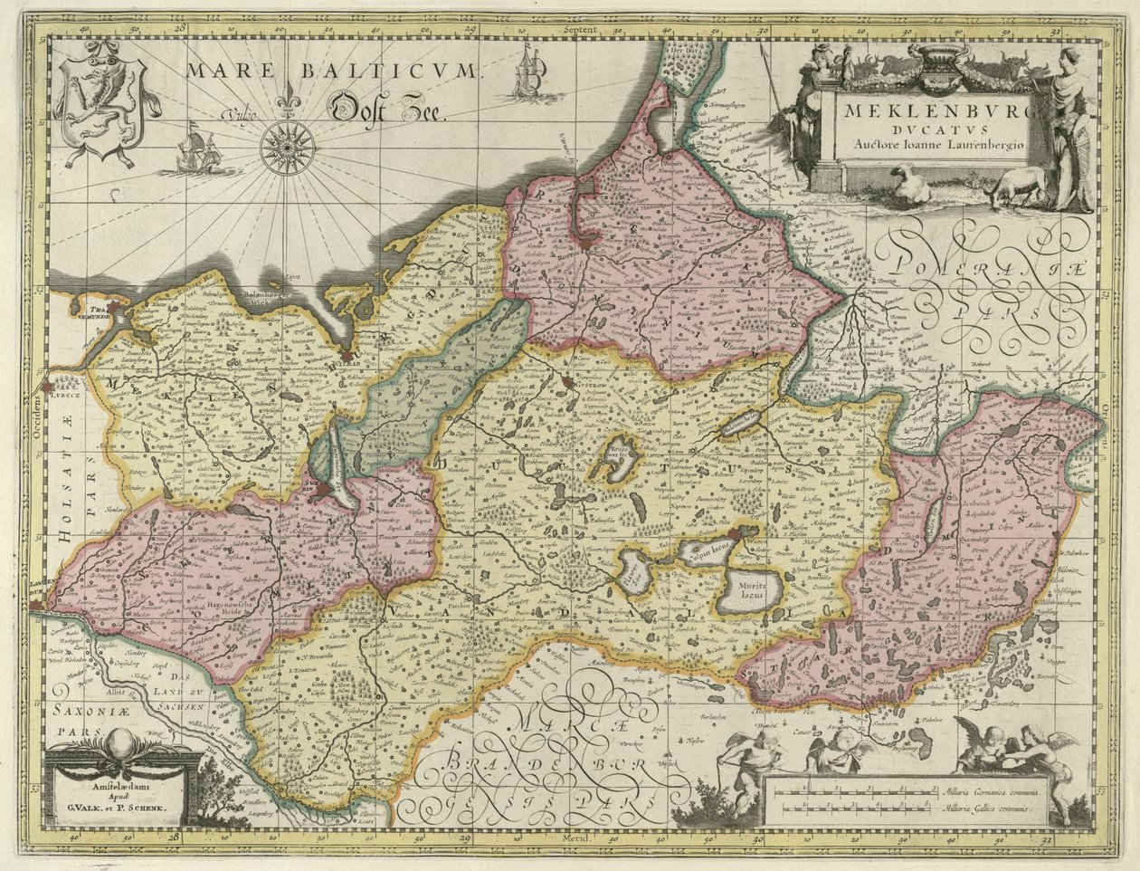 Herzogtum Mecklenburg von Johann Lauremberg