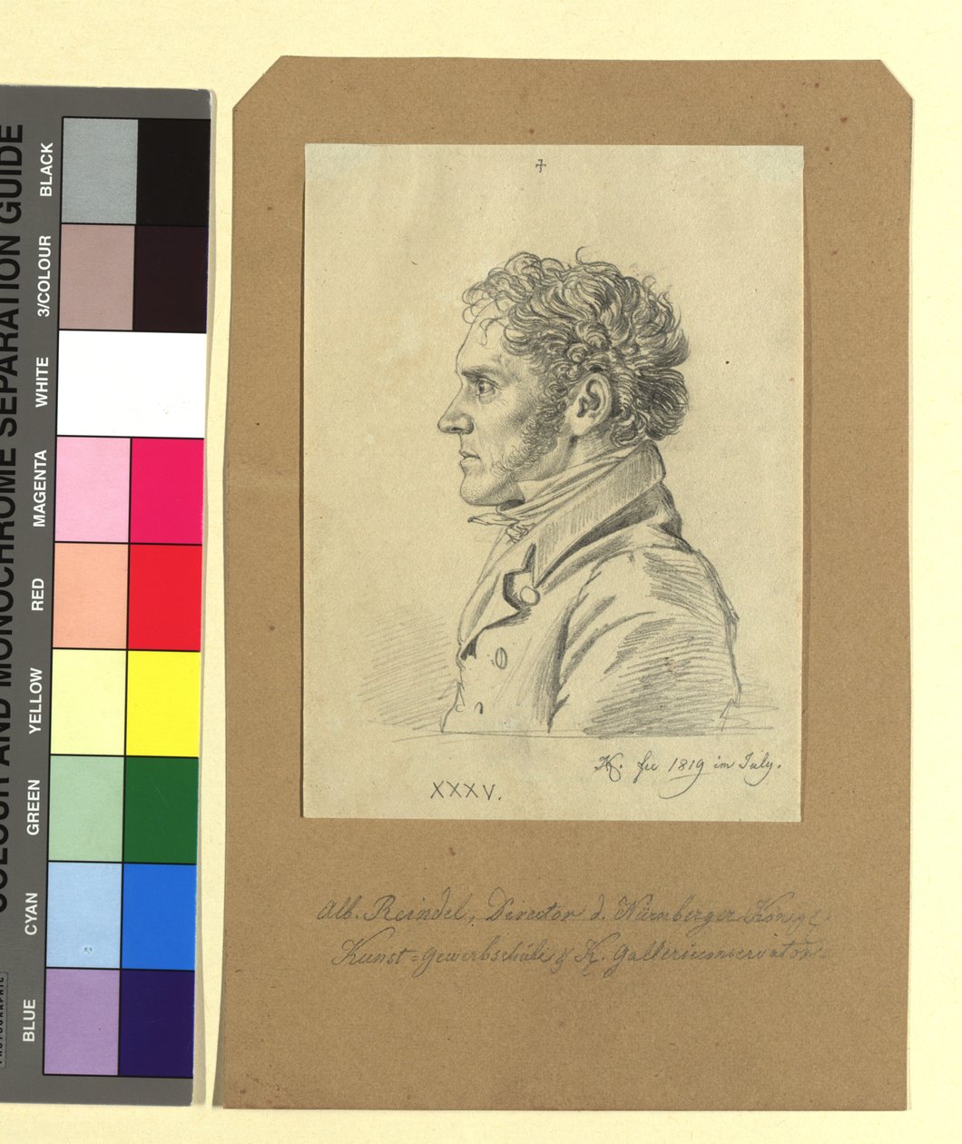 Albert Reindel (1784-1853), Kupferstecher von Johann Adam Klein