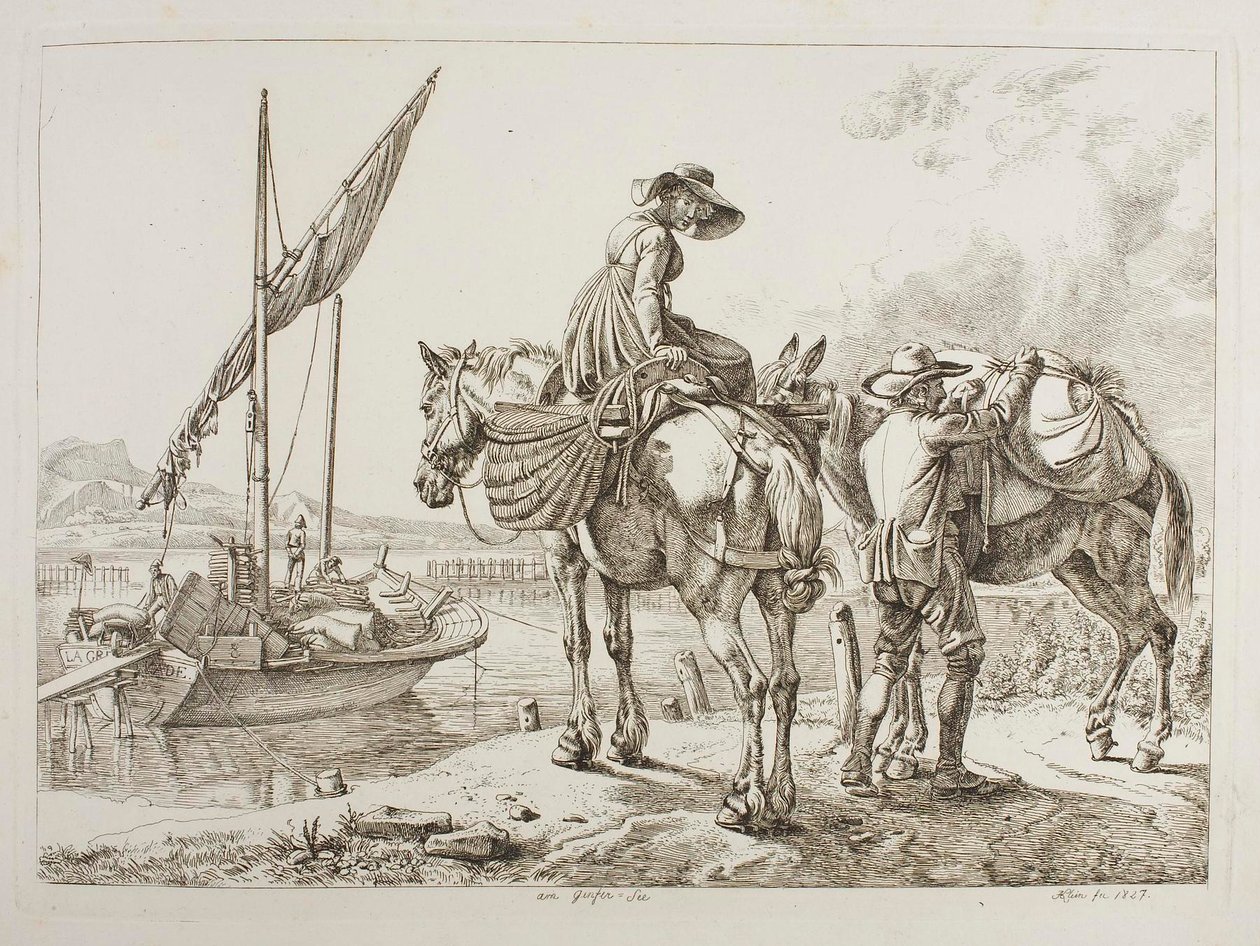 Am Genfer See von Johann Adam Klein