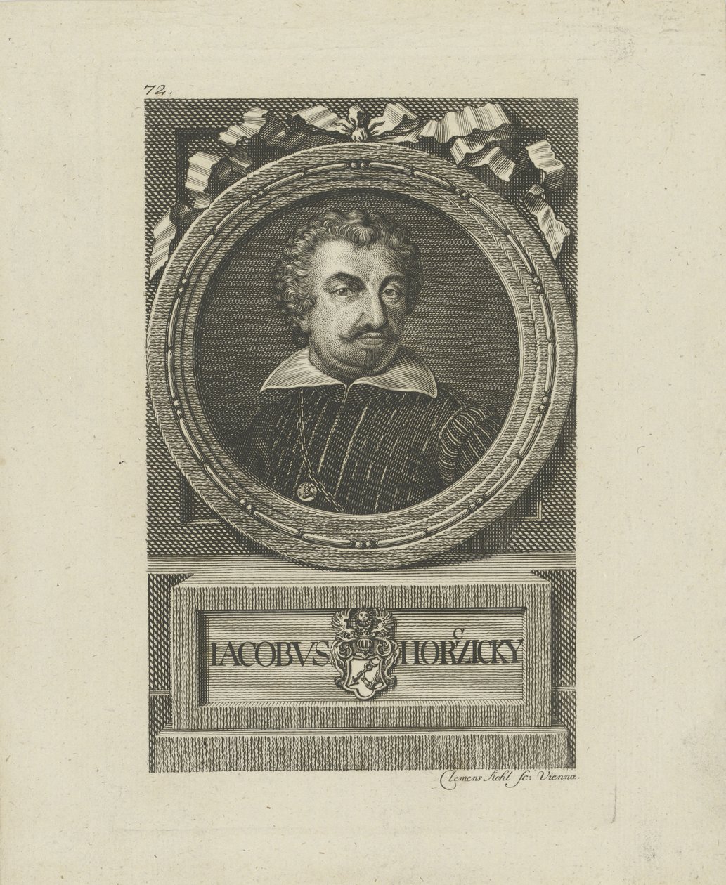 Porträt von Jakub Horcicky z Tepence 1575-1622 von Johann Balzer