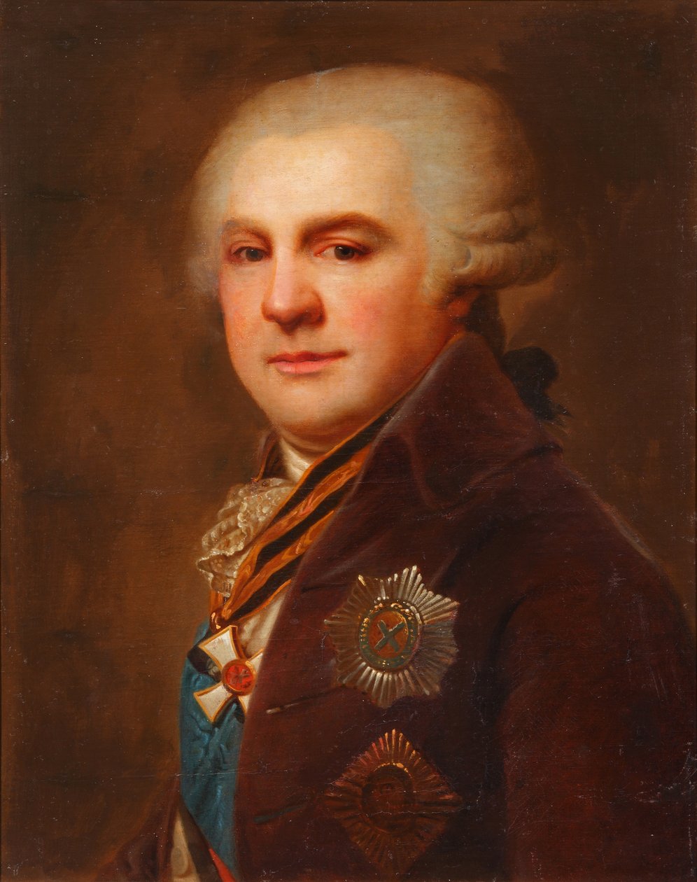 Porträt von Graf Alexander Nikolajewitsch Samojlow 1744-1814, nach 1796 von Johann Baptist von Lampi the Elder