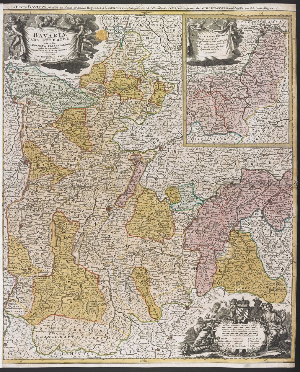 Karte von Bayern, 