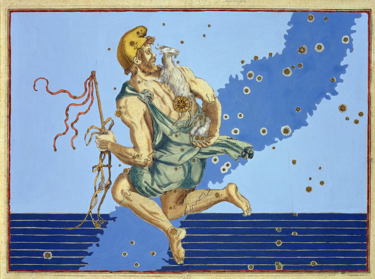 Auriga, das Sternbild der nördlichen Hemisphäre, aus 