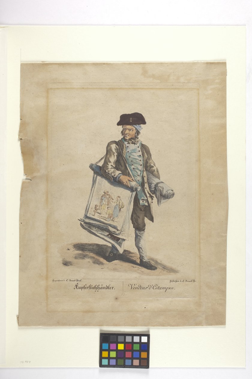 Kupferstichhändler - Vendeur D