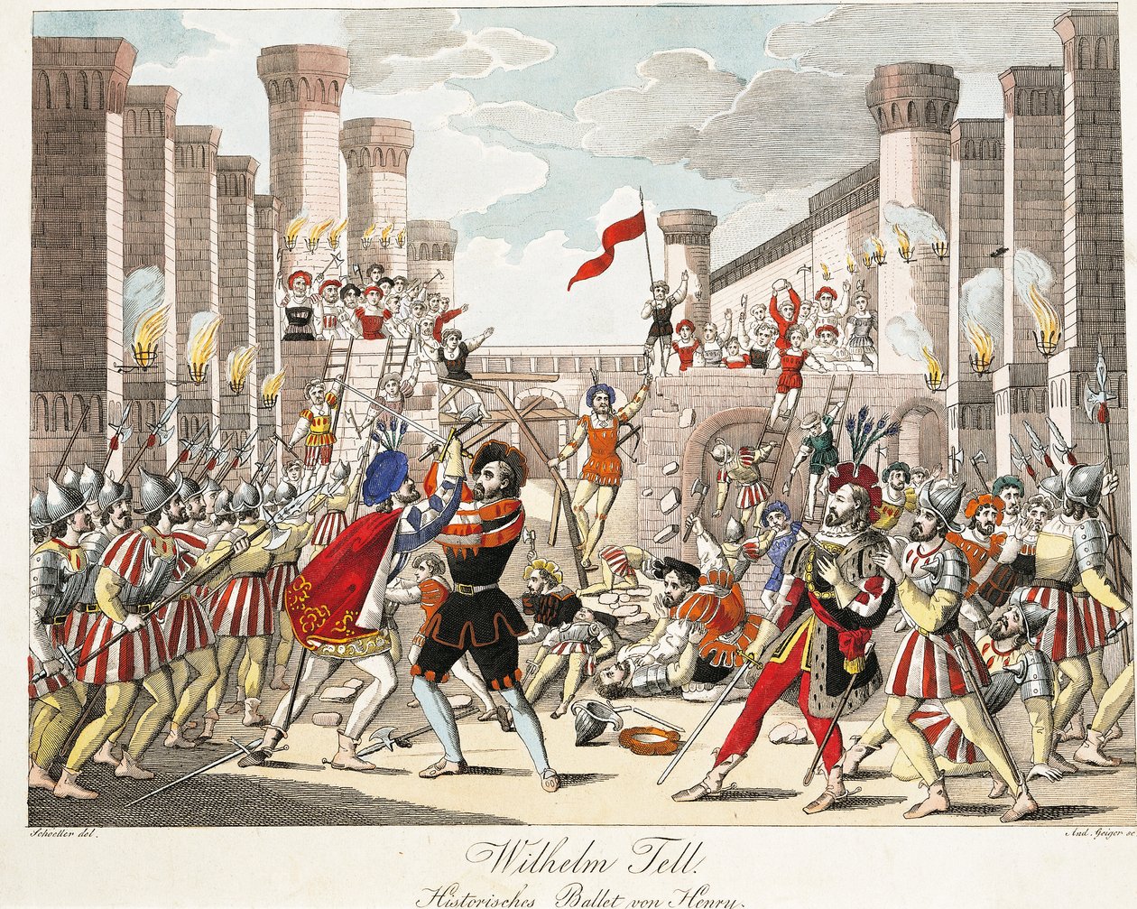 Historisches Ballett von Henry, Szene aus 