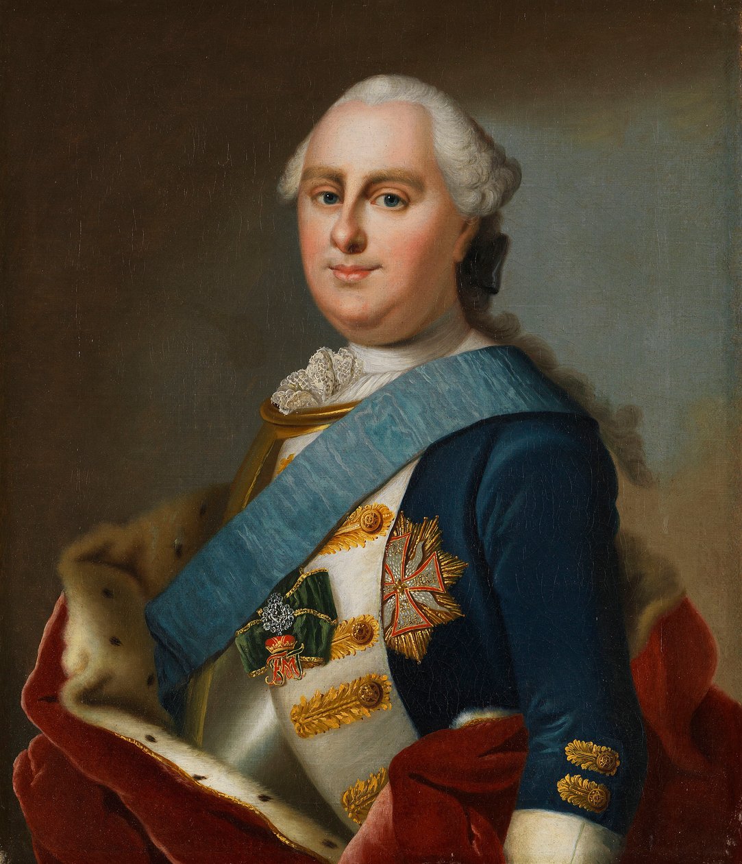 Porträt von Prinz Georg Wilhelm von Hessen-Darmstadt 1722-1782, ca. 1760 von Johann Christian Fiedler