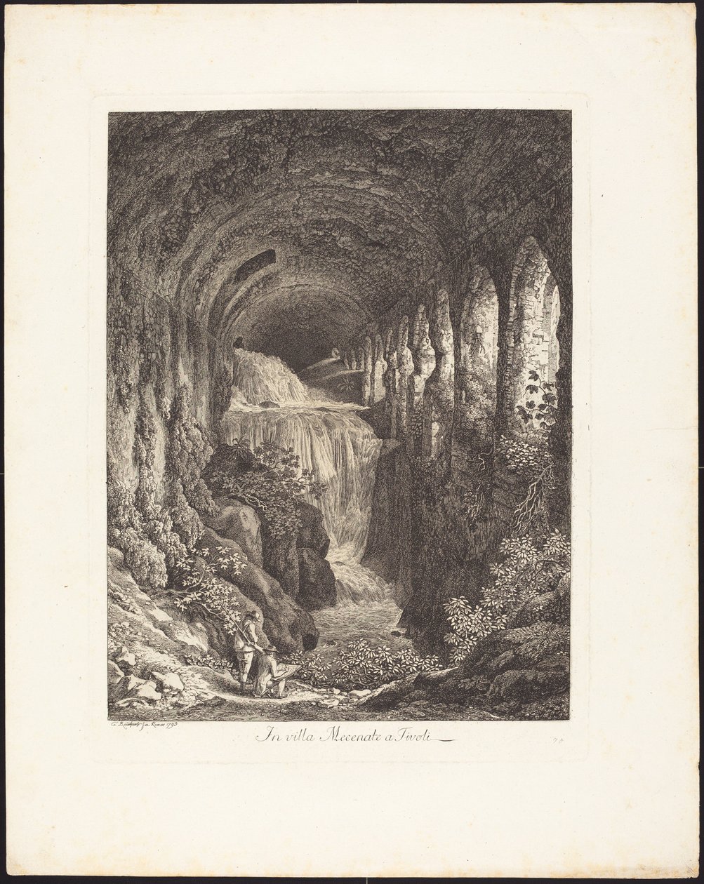 In Villa Mecenate von Johann Christian Reinhart
