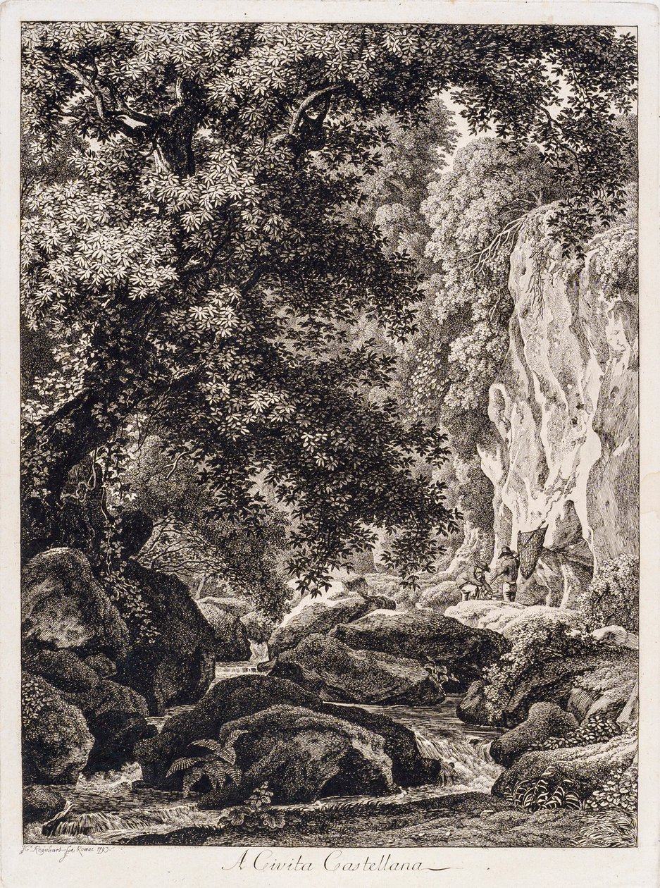 A Civita Castellana 1793 von Johann Christian Reinhart