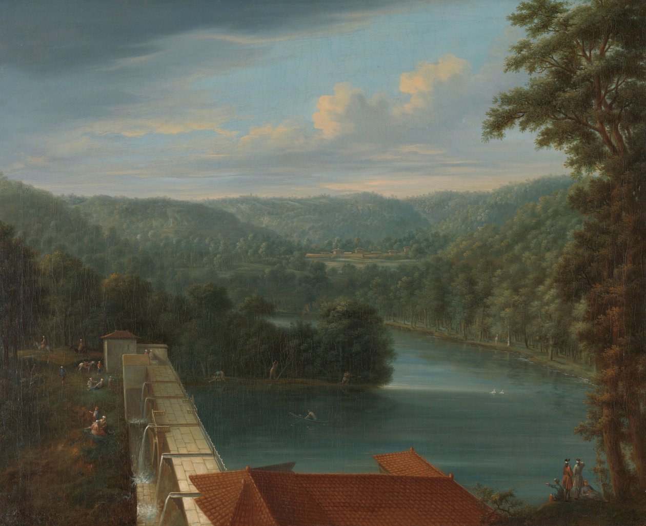 Die Wasserreservoirs, die sogenannten Bends, im Belgrader Wald von Johann Christian Vollerdt