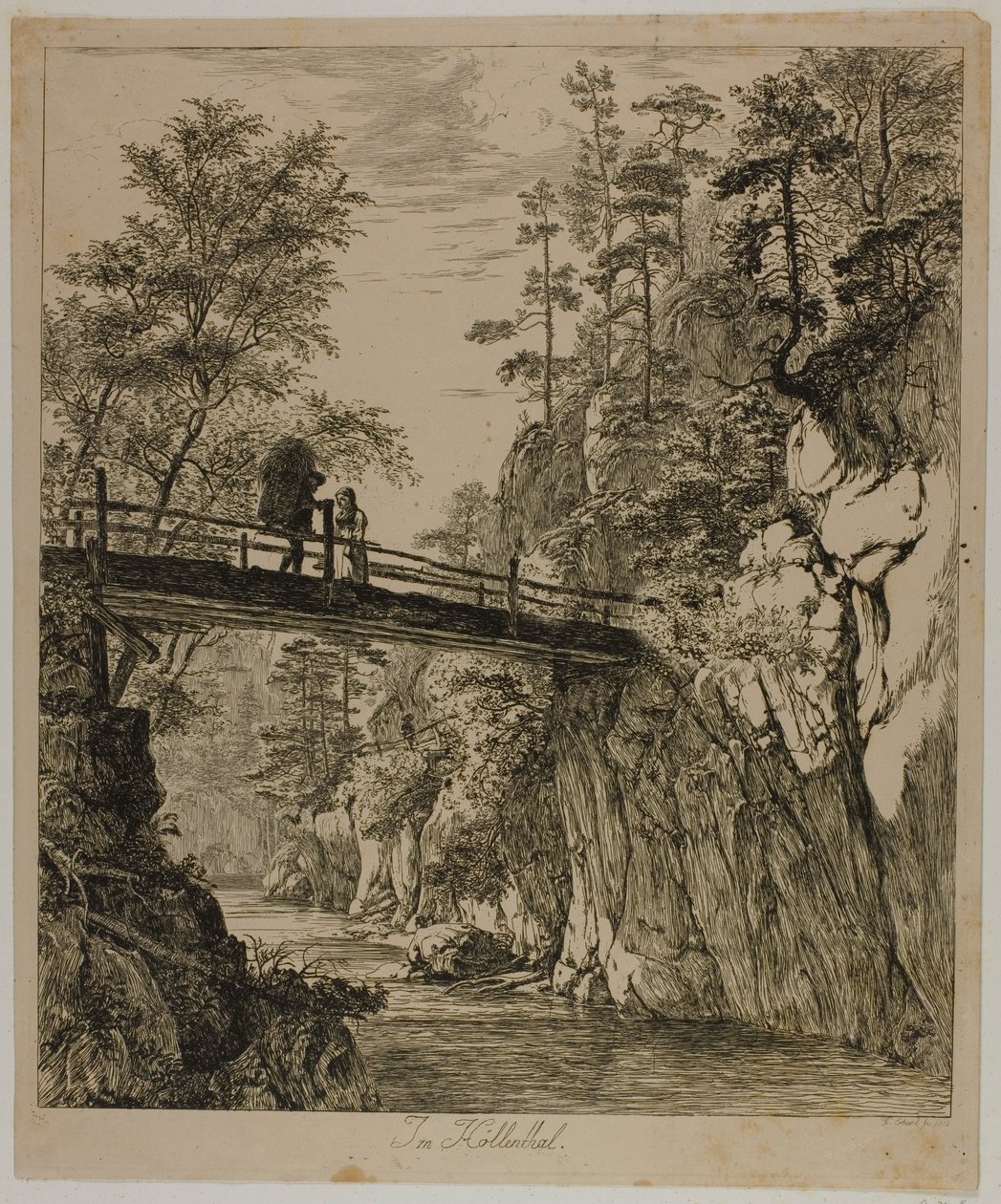 Im Höllental von Johann Christoph Erhard