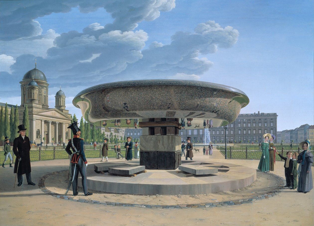 Die Granitschale im Berliner Lustgarten von Johann Erdmann Hummel