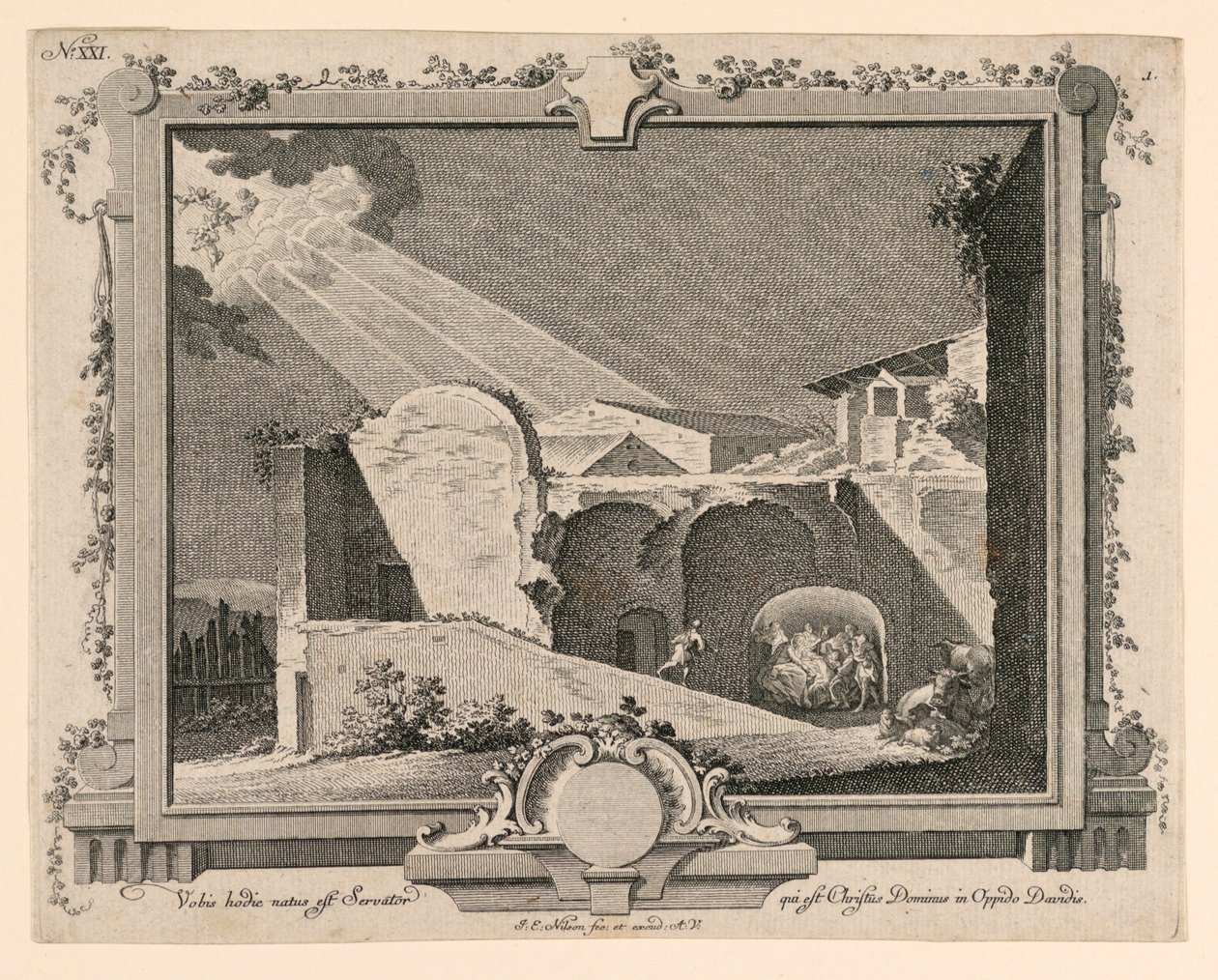 Vobis Hodie Natus Est Servator qui est Christus Dominus in Oppido Davidis von Johann Esaias Nilson