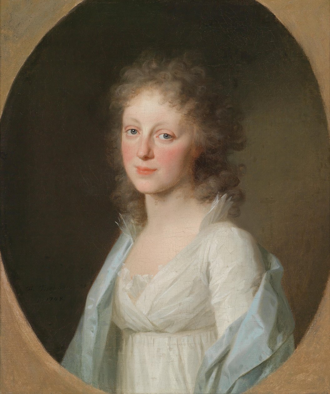 Porträt Frau Loder von Johann Friedrich August Tischbein