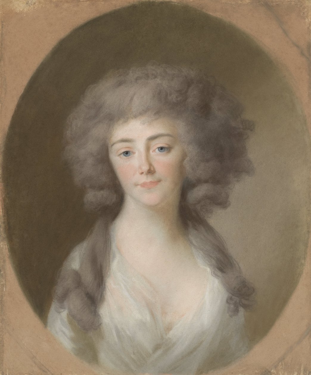 Louisa Isabella Alexandrina Augusta von Kirchberg (1772-1827). Ehefrau von Frederik Willem, Fürst von Nassau-Weilburg, und Schwägerin von Augusta Maria Carolina von Nassau-Weilburg von Johann Friedrich August Tischbein