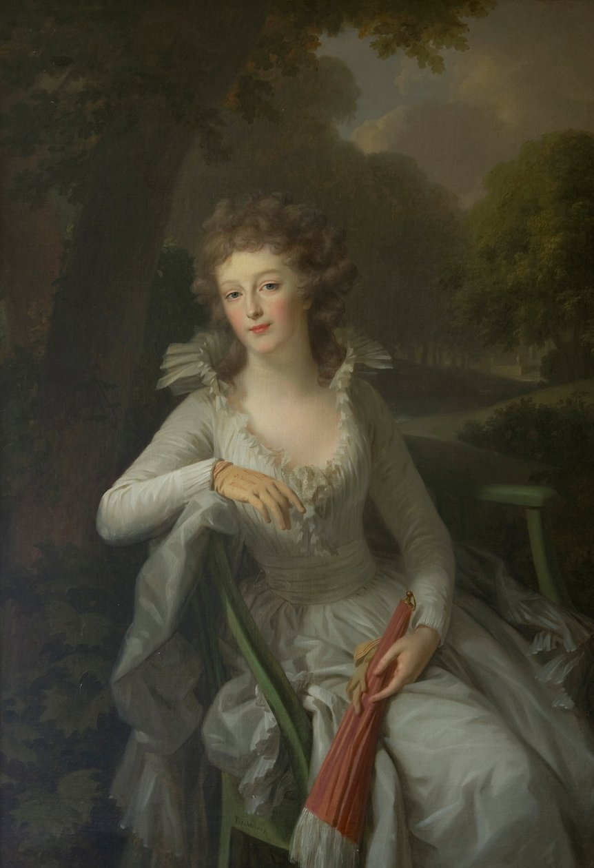 Porträt von Jacoba Margaretha Maria Boreel ( -1816) von Johann Friedrich August Tischbein
