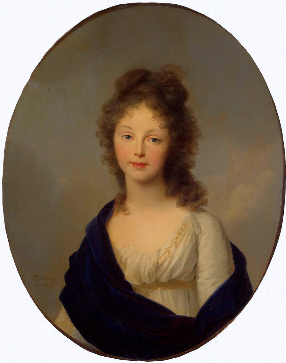 Porträt von Königin Luise von Preußen, 1776-1810, 1798 von Johann Friedrich August Tischbein