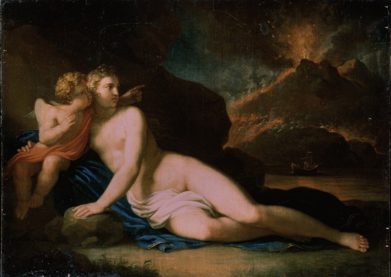 Venus und Amor, 1804 von Johann Friedrich August Tischbein