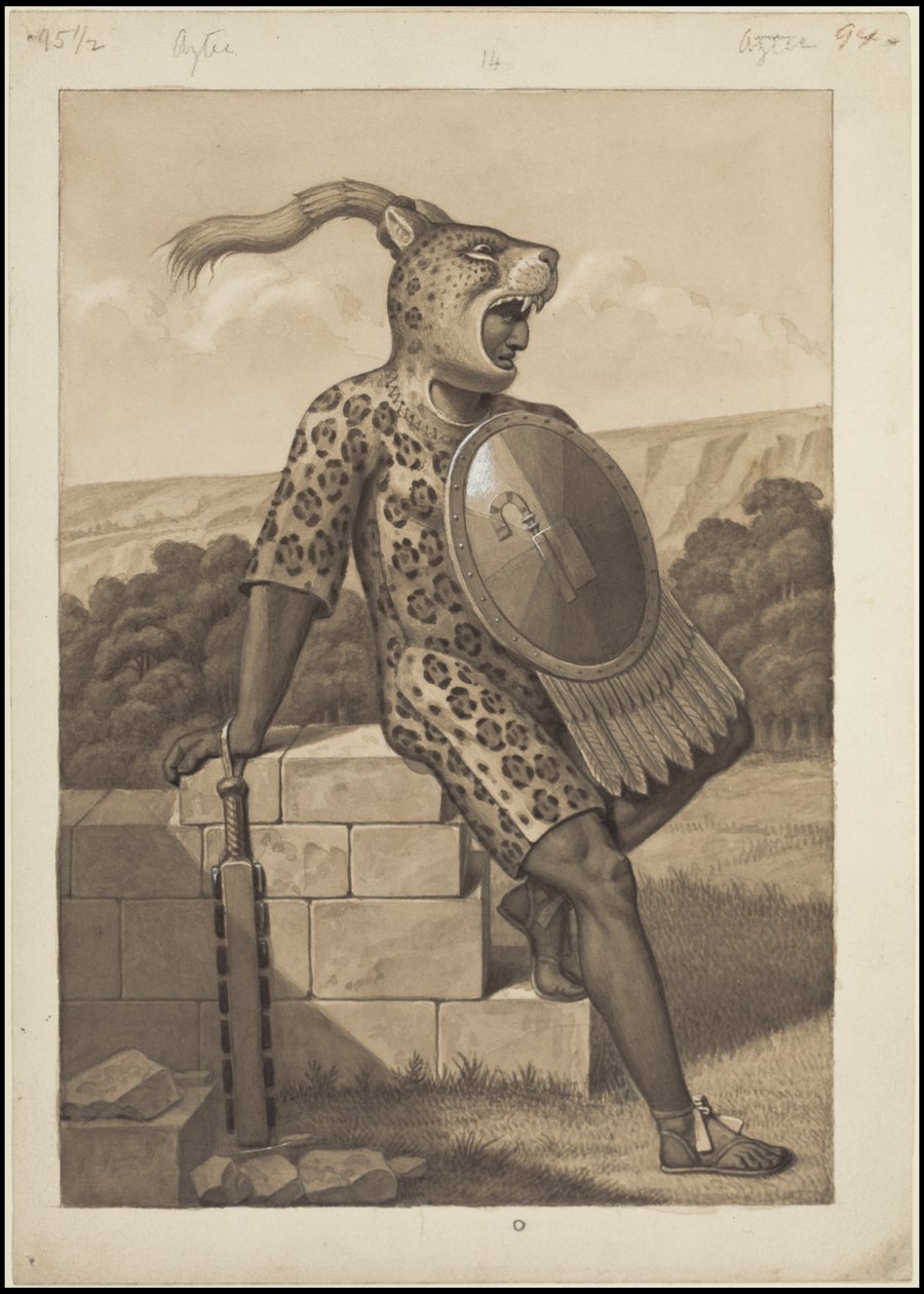 Eine Sammlung von Waldecks Originalkunstwerken aus Mesoamerika, Box 3 von 22 von Johann Friedrich Maximilian von Waldeck