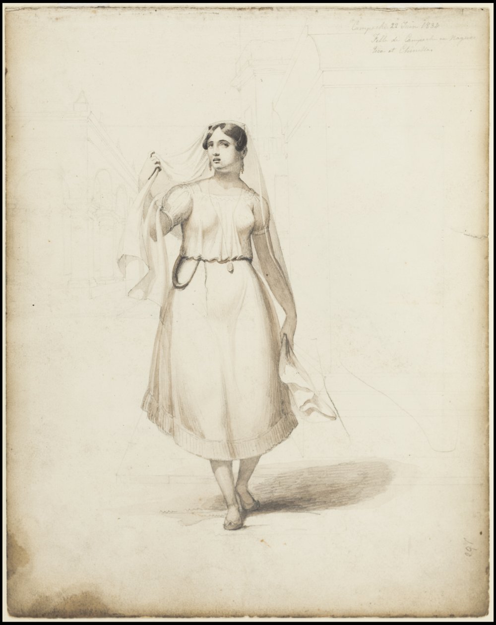 Eine Sammlung von Waldecks Originalkunstwerken aus Mesoamerika, Box 3 von 22 von Johann Friedrich Maximilian von Waldeck