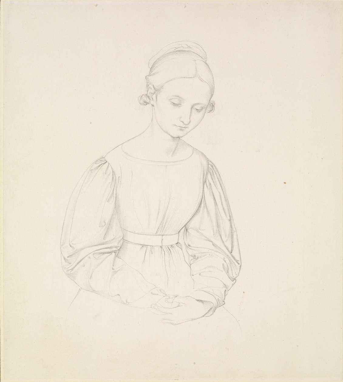 Porträt der Frau des Künstlers, Nina, ca. 1830 von Johann Friedrich Overbeck