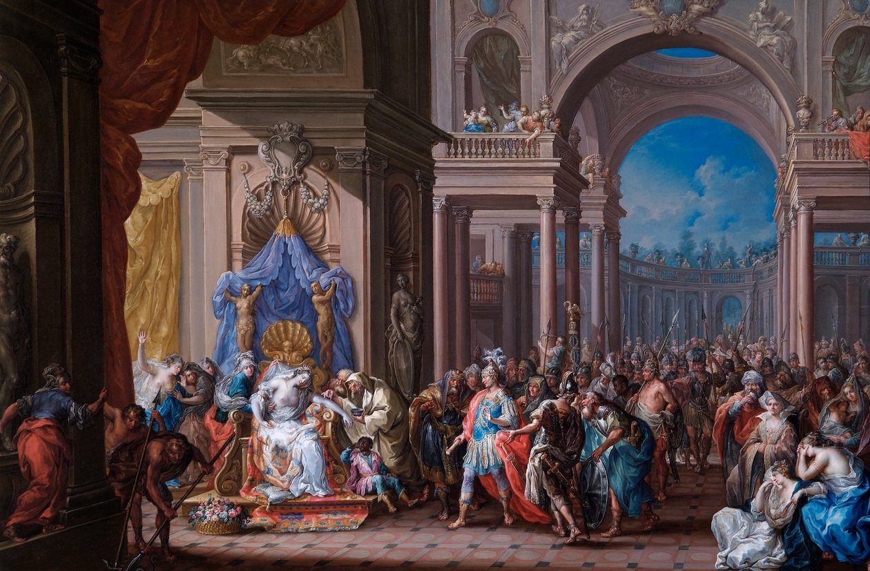 Der Tod der Kleopatra von Johann Georg Platzer