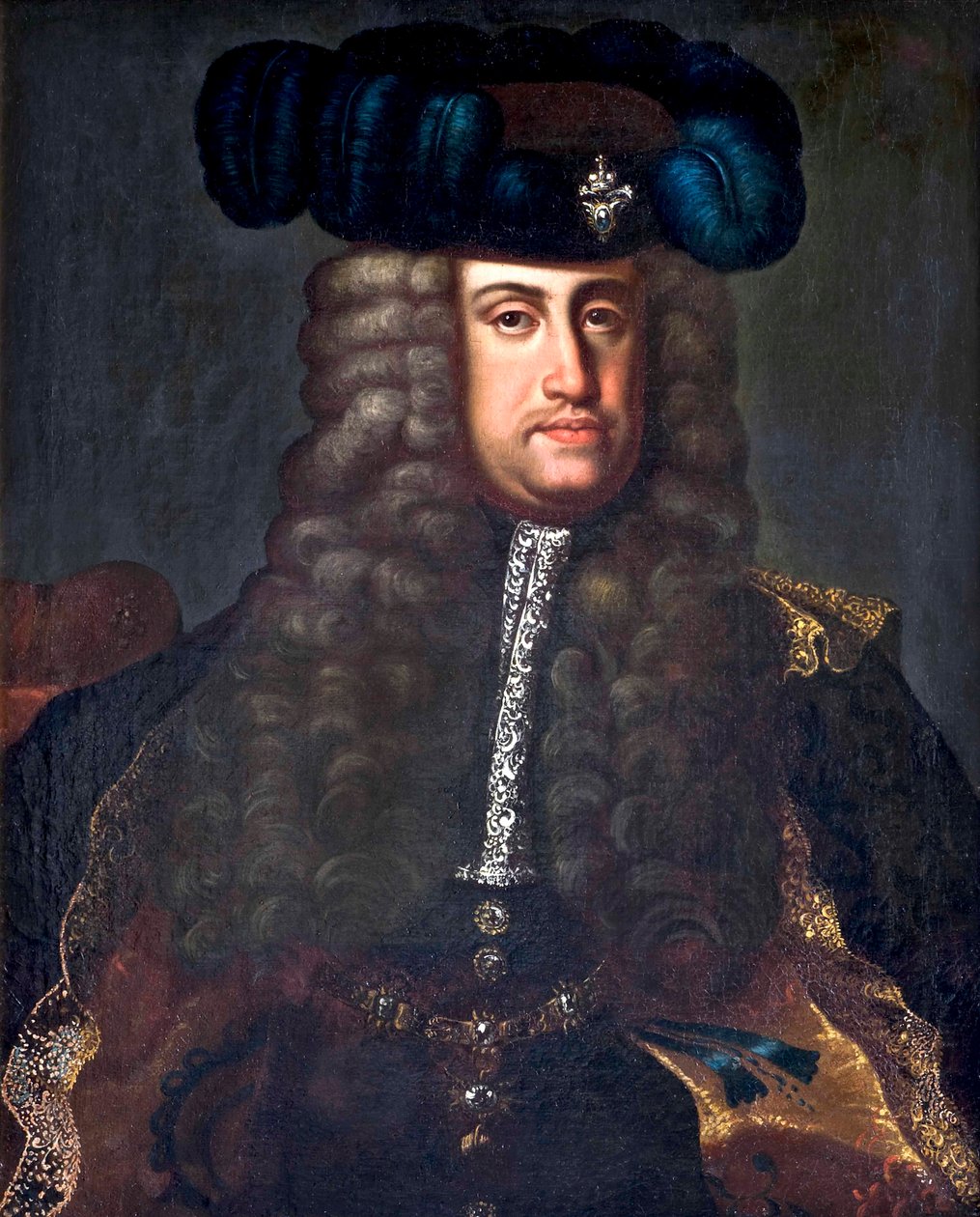 Porträt von Karl VI., Kaiser des Heiligen Römischen Reiches von Johann Gottfried Auerbach