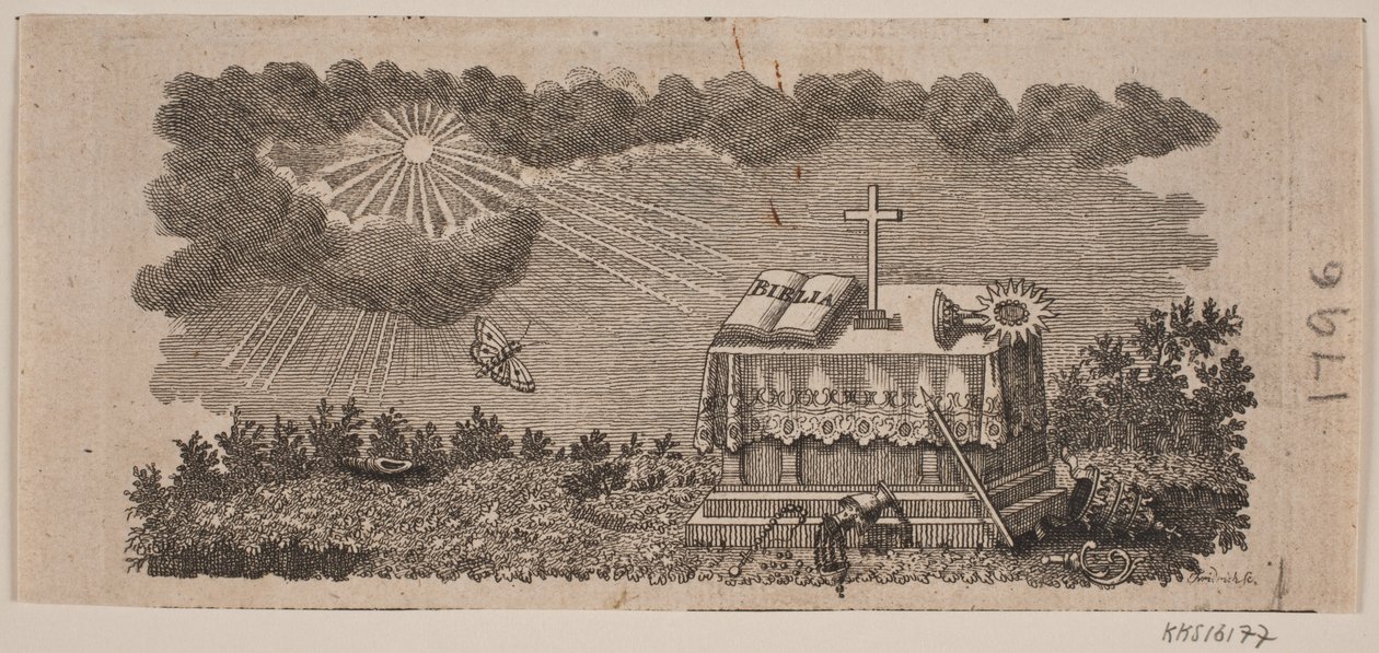 Vignet Gebhardi und Christiani "Königreiche Dänemarks und Norwegens sowie Herzogtümer Schleswig und Holstein bis in unsere Zeit" von Johann Gottlieb Friedrich