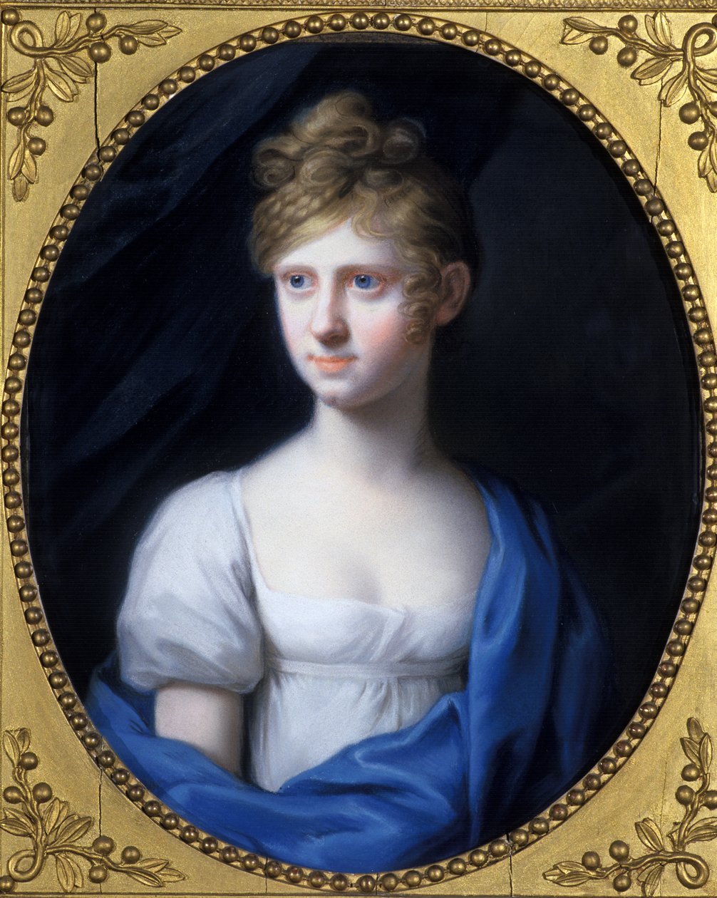 Amalie Adelheid Luise Therese Caroline Prinzessin von Sachsen-Meiningen, um 1808 von Johann Heinrich Schroder