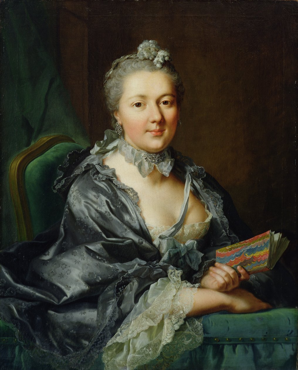 Die zweite Frau des Künstlers, Julie Marianne Pernette, geb. Robert von Johann Heinrich Tischbein