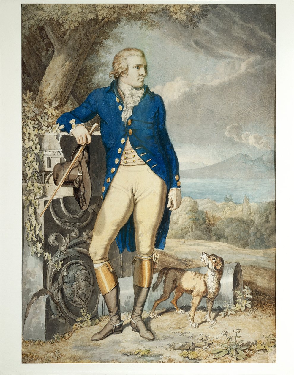 Porträt von Johann Wolfgang von Goethe auf dem Land von Johann Heinrich Wilhelm Tischbein