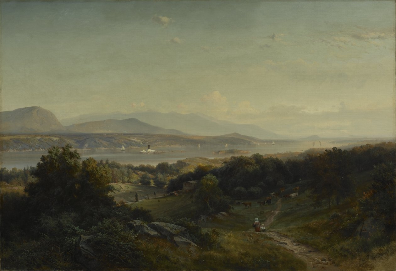 Landschaft, Hyde Park, New York, 1859 von Johann Herman Carmiencke
