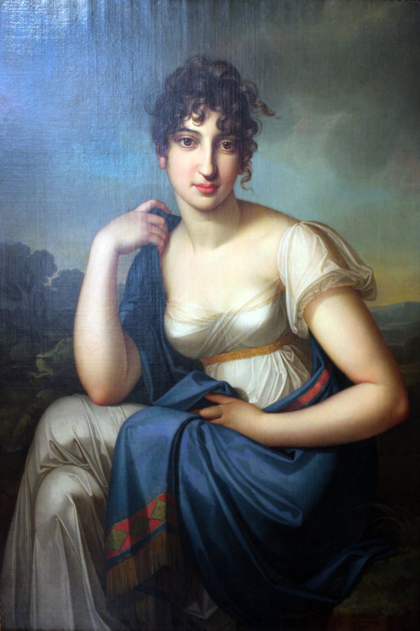 Porträt von Amalie Beer (1767-1854) von Johann Karl Heinrich Kretschmar
