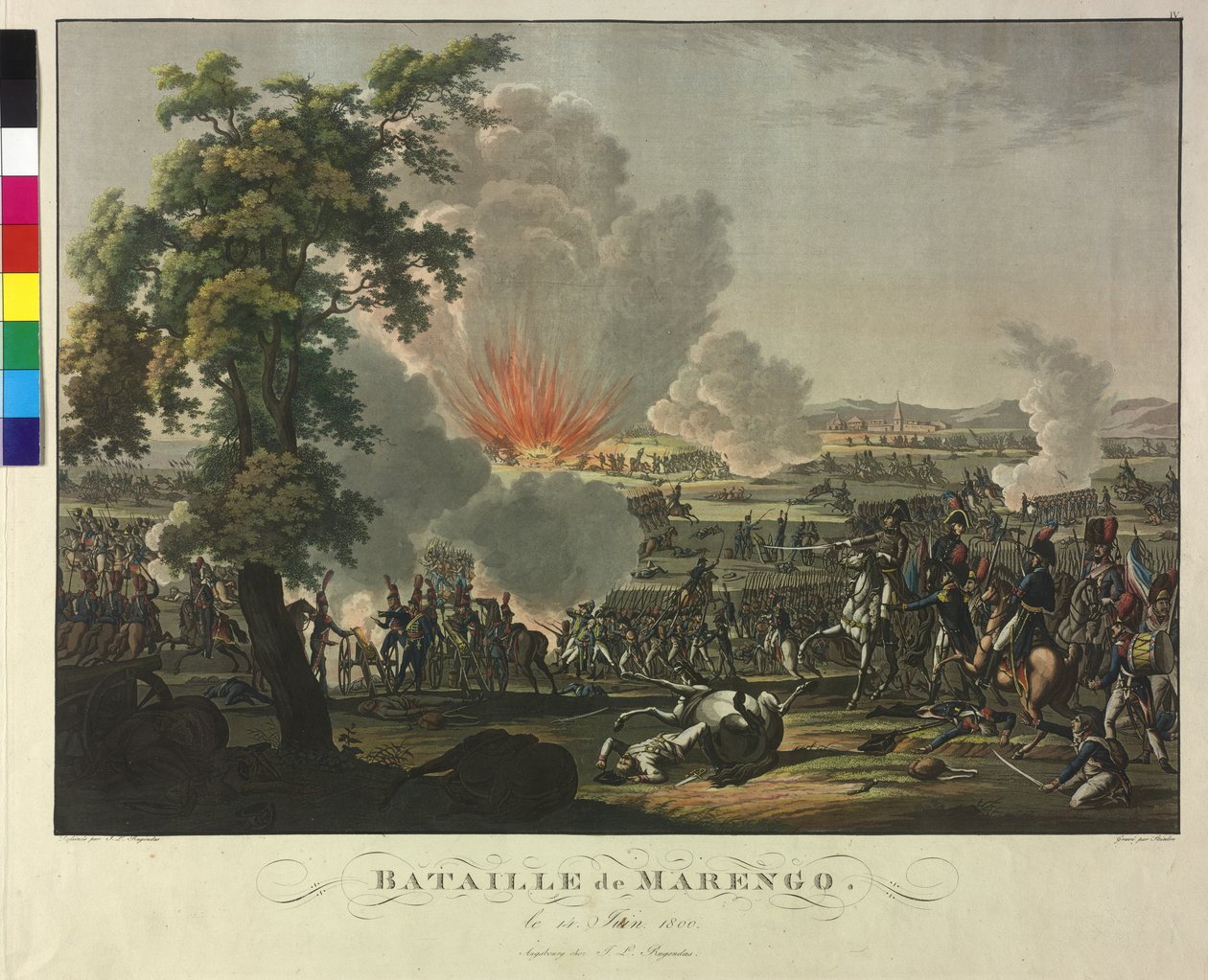 Schlacht von Marengo am 14. Juni 1800 von Johann Lorenz Rugendas