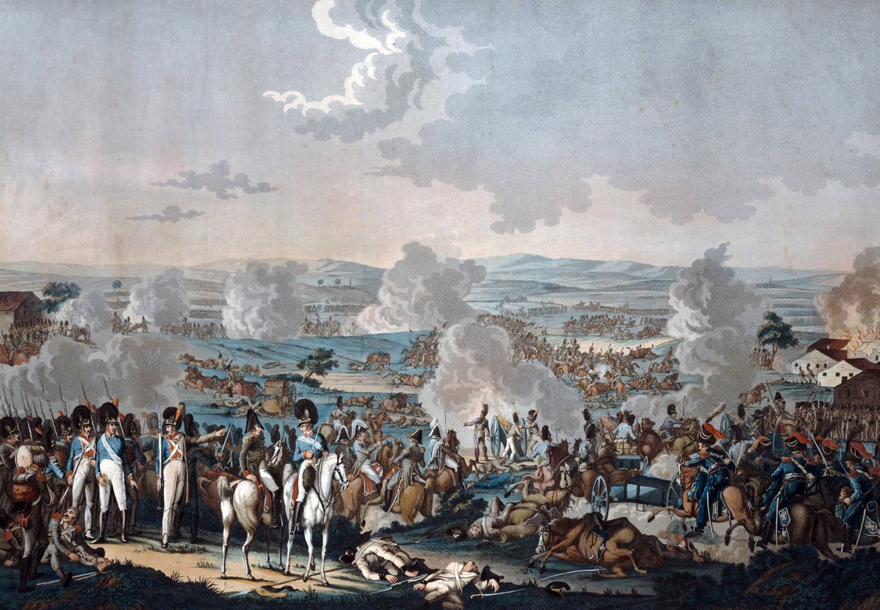 Die Schlacht bei Wagram (1809) von Johann Lorenz Rugendas