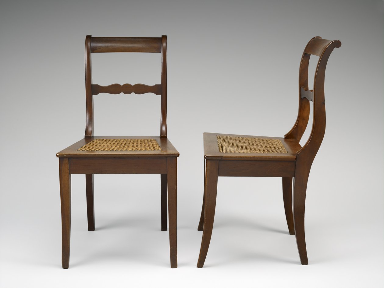 Paar Seitenstühle, ca. 1846-1860 von Johann Michael Jahn
