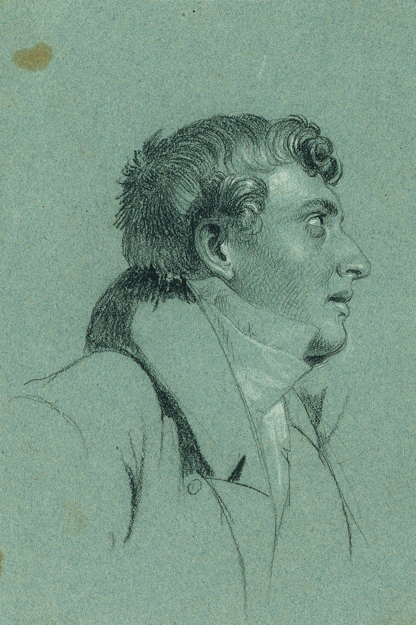 Kopfstudie (Rückkehr des Kaisers Franz aus Pressburg) von Johann Peter Krafft