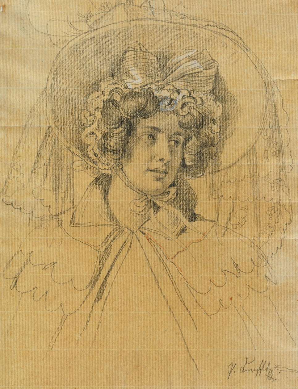 Studie zur Rückkehr des Kaisers Franz aus Pressburg von Johann Peter Krafft