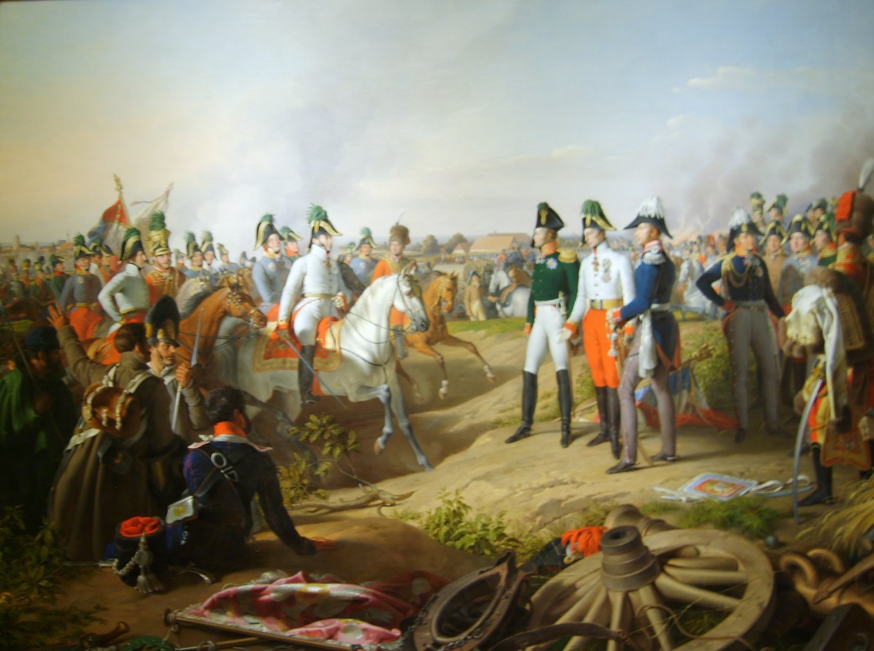 Siegeserklärung nach der Schlacht von Leipzig, 1813 von Johann Peter Krafft