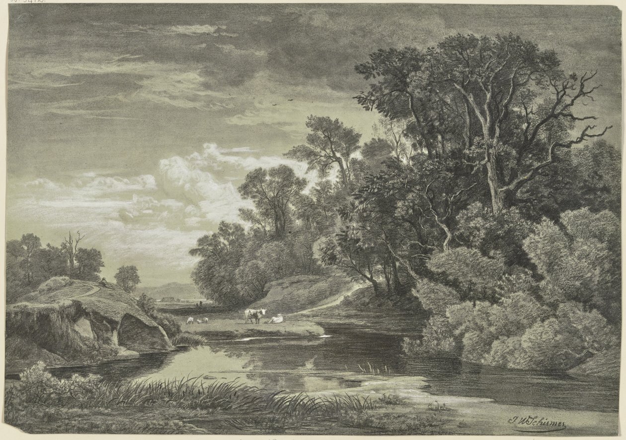 Am Arly bei Karlsruhe von Johann Wilhelm Schirmer