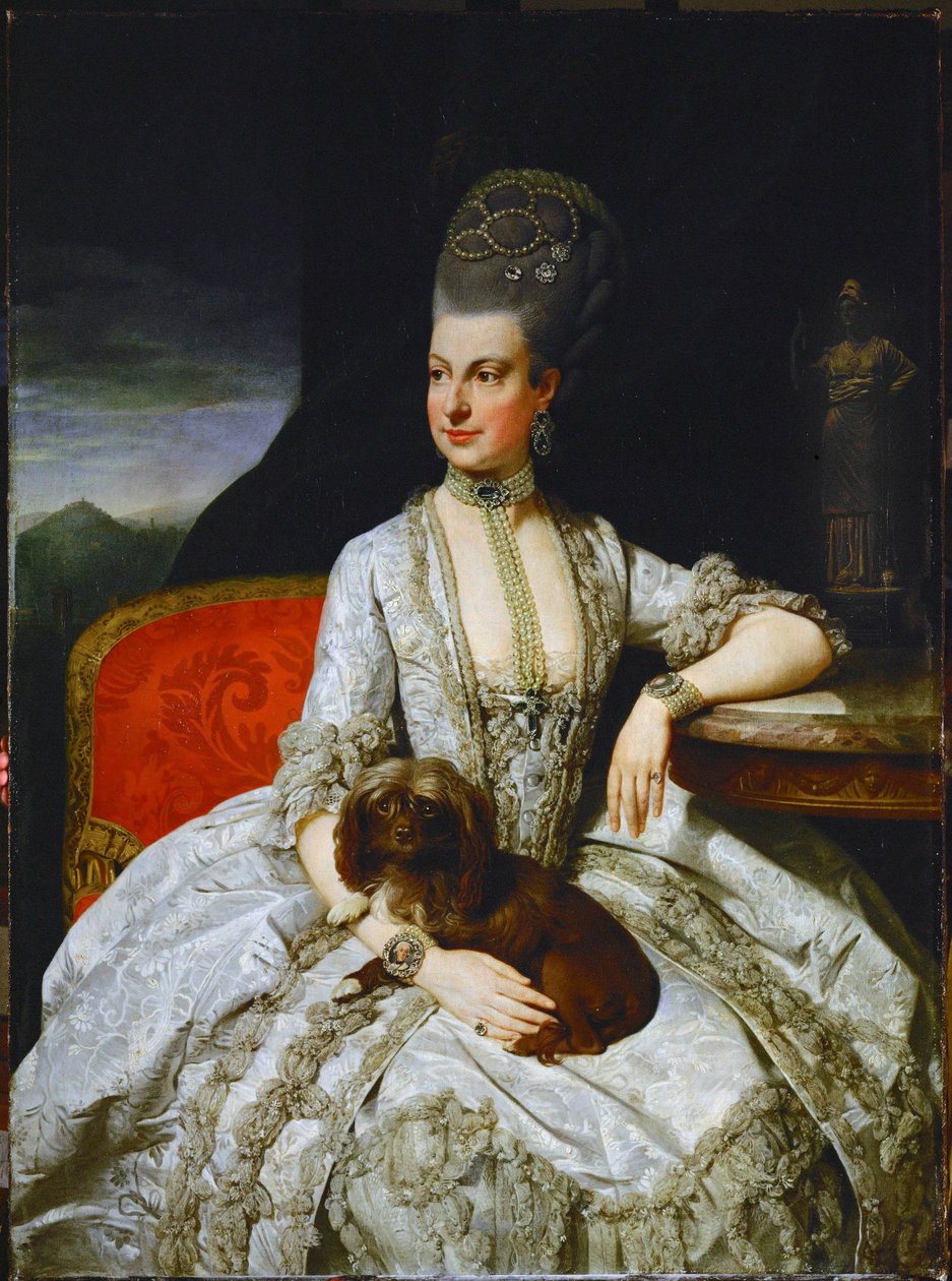Erzherzogin Marie-Christine, Tochter von Kaiserin Maria Theresia von Johann Zoffany