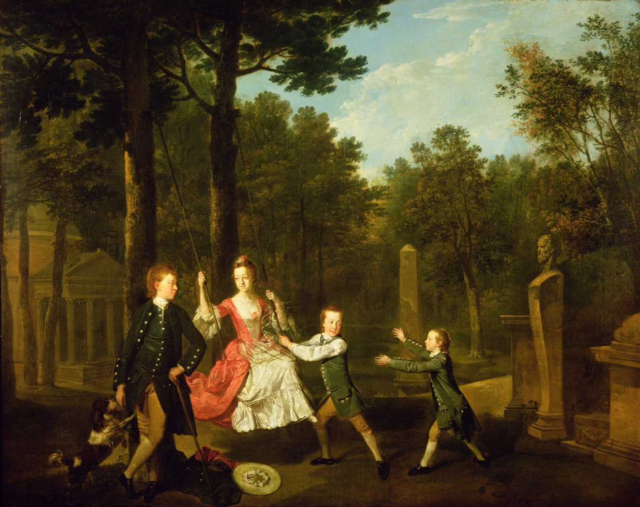 Die Kinder des 4. Herzogs von Devonshire von Johann Zoffany