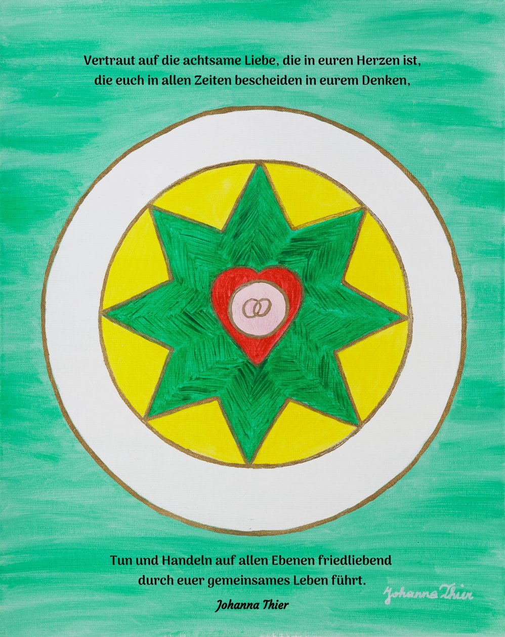 Rosentaler Hochzeitsstern von Johanna Thier