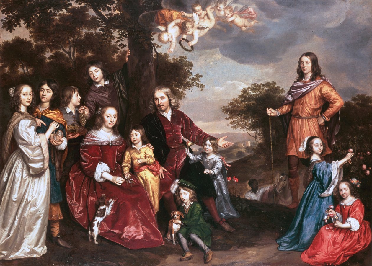 Willem van den Kerckhoven und Familie von Johannes Mytens