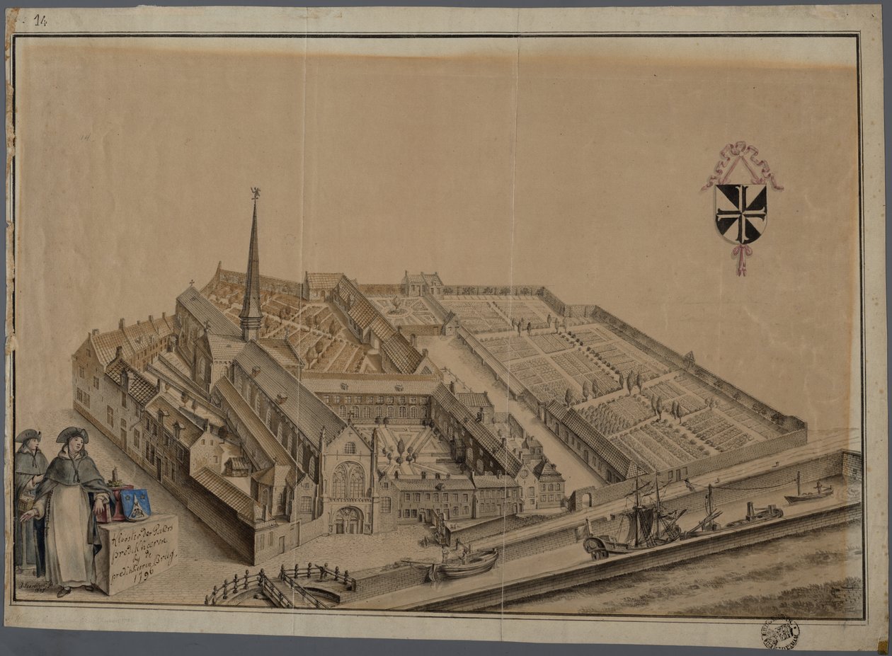 Predikheren-Kloster in Brügge von Johannes Beerblock